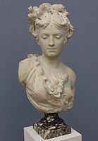 Buste de fantaisie,vers 1870-80, marbre, Munich, Neue Pinacothek