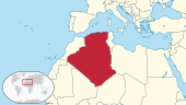 Algeria in its region.svg