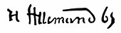 signature de Louis-Hector Allemand