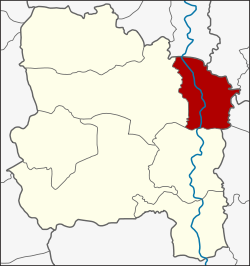 District location in Ang Thong province
