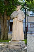 Andrés Laguna statue, Segovia, Spain.