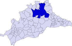 Lage von Antequera