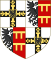 Arms of the house of Feuchtwangen as Grand Master of the Teutonic Order.svg