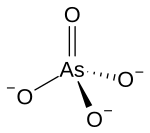 Structure of the arsenate ion