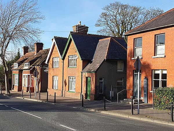 Arts and Crafts style cottages, Main Street, Castleknock