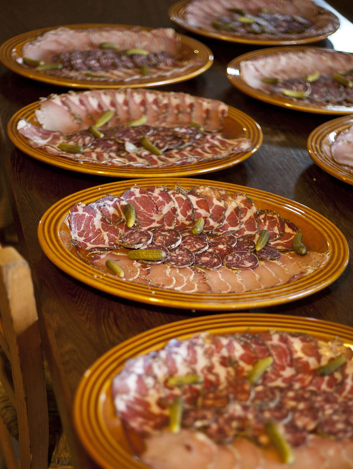 Recette Assiette de charcuterie corse