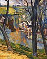 Émile Bernard : Paysage près de Tonnerre (1905).