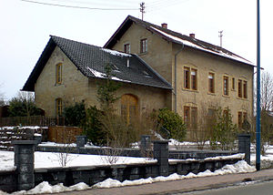 Entrance building of the station