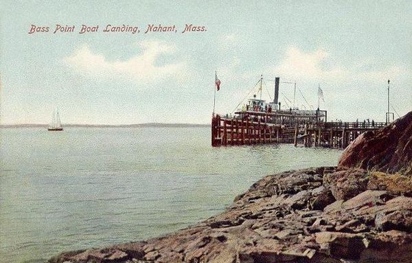 Bass Point Boat Landing in 1907