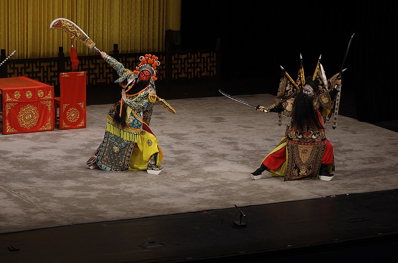 File:Battle of Changban Peking Opera 1.jpg