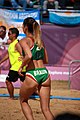 Deutsch: Beachhandball bei den Olympischen Jugendspielen 2018 in Buenos Aires; Tag 7, 13. Oktober 2018; Mädchen, Spiel um Platz Drei – Ungarn-Niederlande 2:0 English: Beach handball at the 2018 Summer Youth Olympics in Buenos Aires at 13 October 2018 – Girls Bronze Medal Match – Hungary-Netherlands 2:0 Español: Handball de playa en los Juegos Olimpicos de la Juventud Buenos Aires 2018 en 13 de octubre de 2018 – Partido por la medalla de bronce femenino - Hungría-Países Bajos 2:0