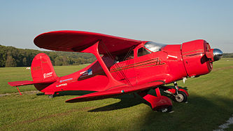 English: Beech D17S Staggerwing (reg. N69H, cn 4896) Deutsch: Beech D17S Staggerwing (Reg. N69H, cn 4896)