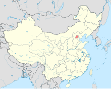 Beijing Garrison Map (China) Beijing locator map (China).svg