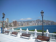 En promenad i Benidorm