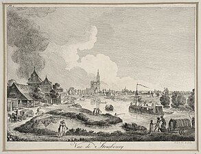 Vue de Strasbourg, 1805.