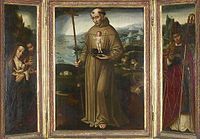 Триптих Светог Антуна, дело Амброзијуса Бенсона