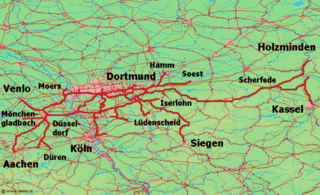 Witten/Dortmund–Oberhausen/Duisburg railway Railway in Germany