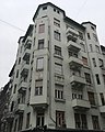 Budapest, XIII. ker. Hegedűs Gyula utca 36. Épült: 1911. Tervezte: Berger Dezső.
