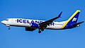 * Nomination Boeing 737-8 MAX from "Icelandair" landing at Berlin Brandenburg Airport (BER). By User:MarcelX42 --Augustgeyler 06:47, 14 July 2024 (UTC) * Promotion  Support Good quality. --Alexander-93 07:37, 14 July 2024 (UTC)