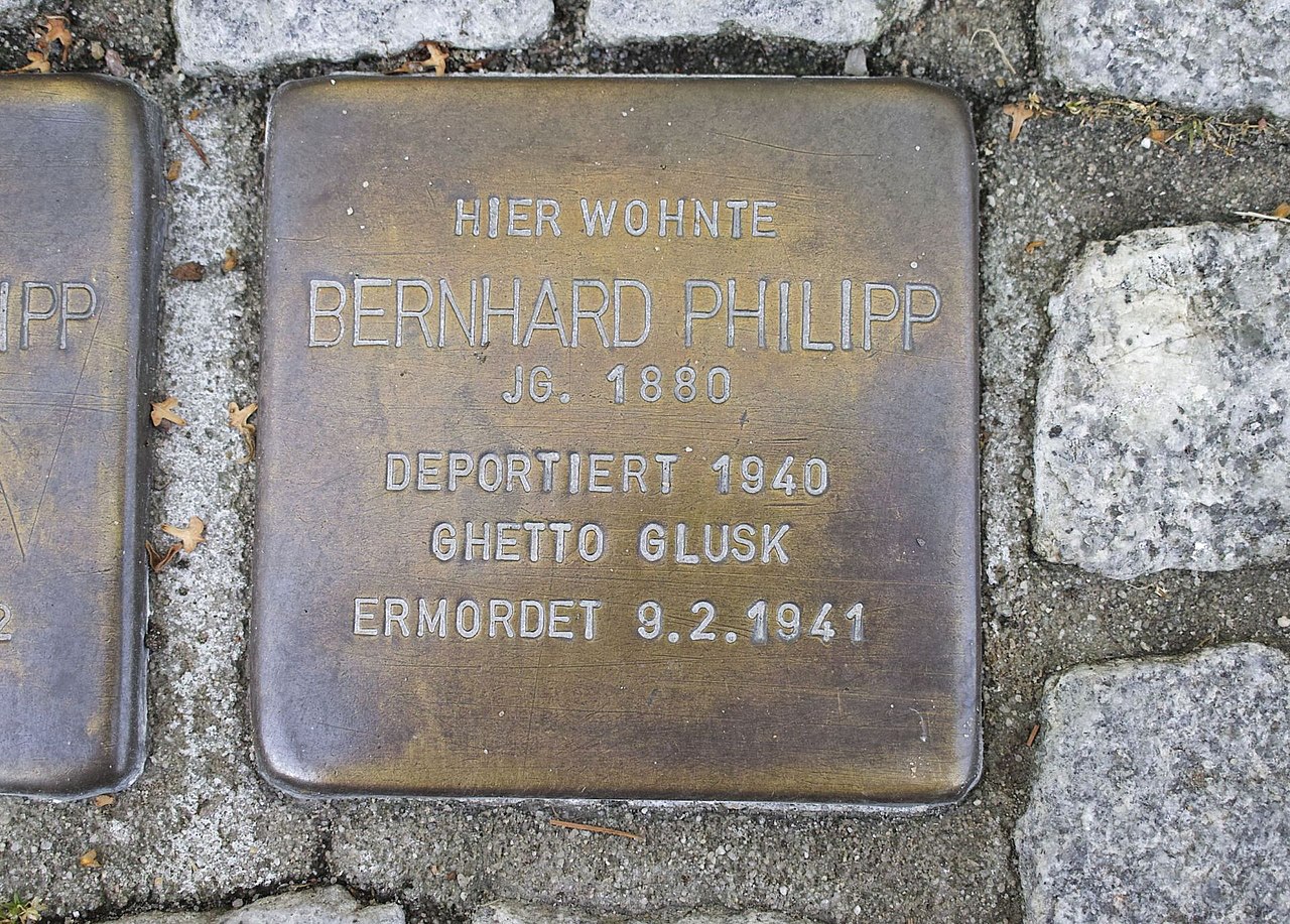 Stolperstein von Bernhard Philipp