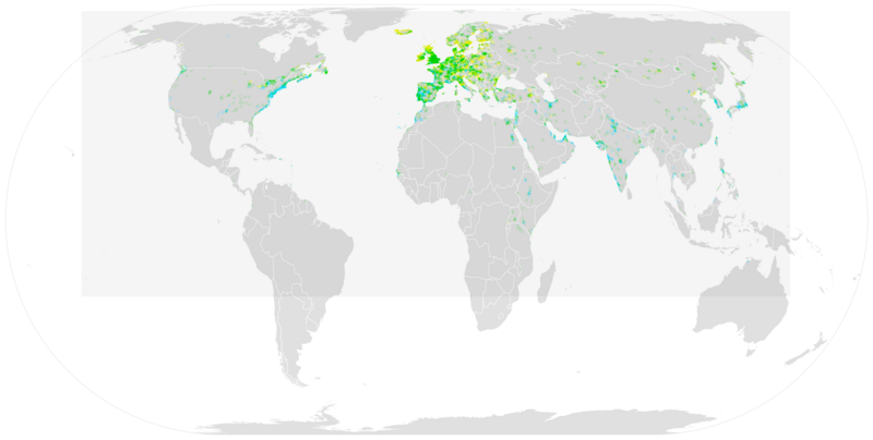 File:Black-headed Gull ebird data map.png