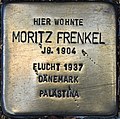 Braunschweig Reichsstraße 31 Stolperstein Moritz Frenkel