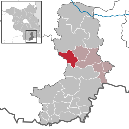Läget för kommunen Bronkow i Landkreis Oberspreewald-Lausitz
