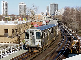 Image illustrative de l’article Ligne brune du métro de Chicago