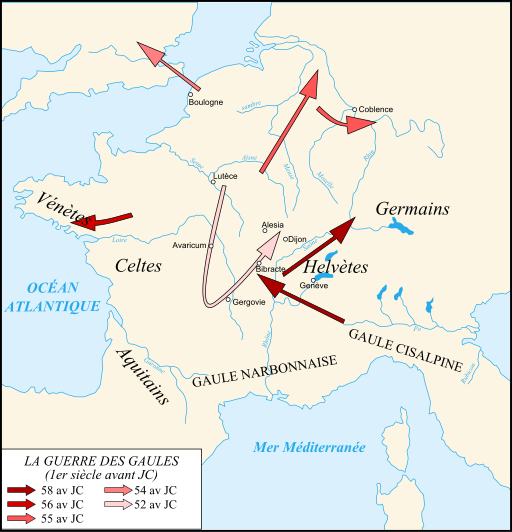 Caesar campaigns gaul-fr