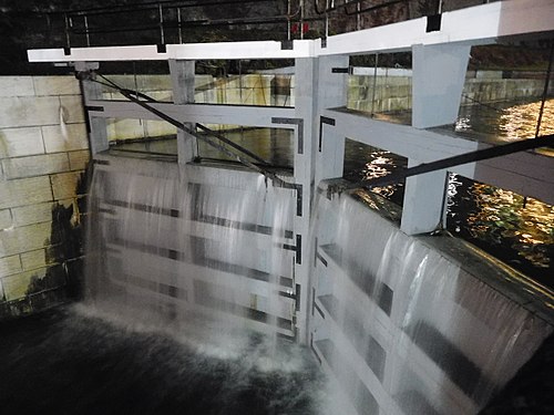 One of the locks of the Rideau Canal in Ottawa