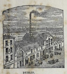 Illustration of Cantrell and Cochrane factory, Nassau Place, Dublin 2 c1870 Cantrell and Cochrane , Nassau Place, Dublin 2.png