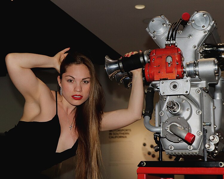 File:Car Engine & Beautiful Model (32046146847).jpg