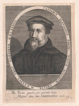 <span class="mw-page-title-main">Caspar Olevian</span> German Reformed theologian (1536–1587)