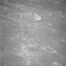 Oblique view of Catena Mendeleev from Apollo 11. The crater Richards is at the top center. NASA photo. Catena mendeleev.png
