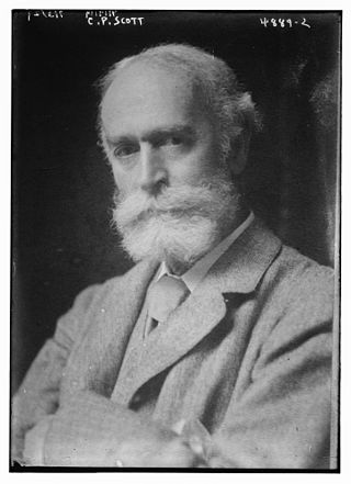 <span class="mw-page-title-main">C. P. Scott</span> British journalist, publisher and politician (1846–1932)