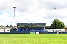 Chertsey Town F.C. ground ChertseyTownFC ground 200822 by @fieldmatters.jpg