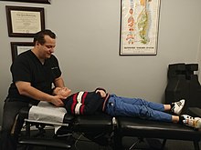 Chiropractic adjustment on children Chiropractic adjustment on child.jpg