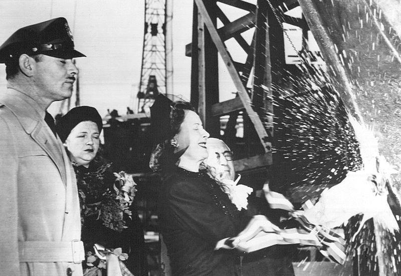 File:Christening of the Liberty Ship S. S. Carole Lombard 1944.jpg