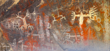 Chumash pictographs possibly dating to 500 AD[14]