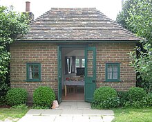 Playhouse built at Chartwell by Winston Churchill for his children Churchills' playhouse exterior.JPG