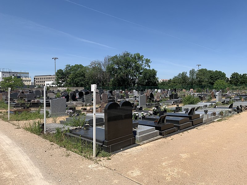 File:Cimetière israélite (nouveau cimetière de Villeurbanne) vue en mai 2020 (1).jpg