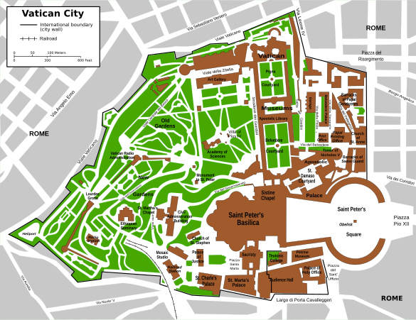 Simple map (of Vatican City)