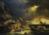Клод Жозеф Верне, шторм на морі, XVIII століття