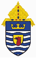 Coat of Arms Diocese of Lake Charles, LA.svg