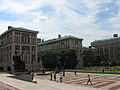 the Columbia Quad at Columbia University