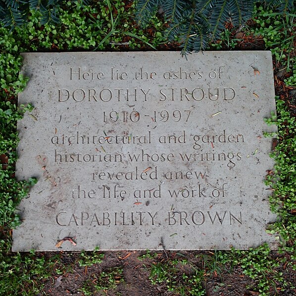 File:Croome Park Worcs Grave of Dorothy Stroud.jpg