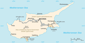 Мапа Кіпру