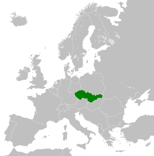 Lage und Staatsgebiet der Tschechoslowakei von 1945 bis 1948