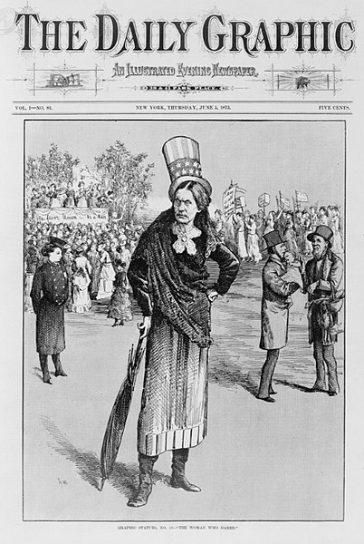 File:Daily Graphic-Woman Who Dared-caricature of Susan B. Anthony.jpg