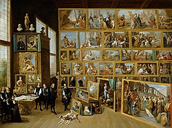 Lipót főherceg műgyűjteménye 1651-ben, festette ifj. David Teniers